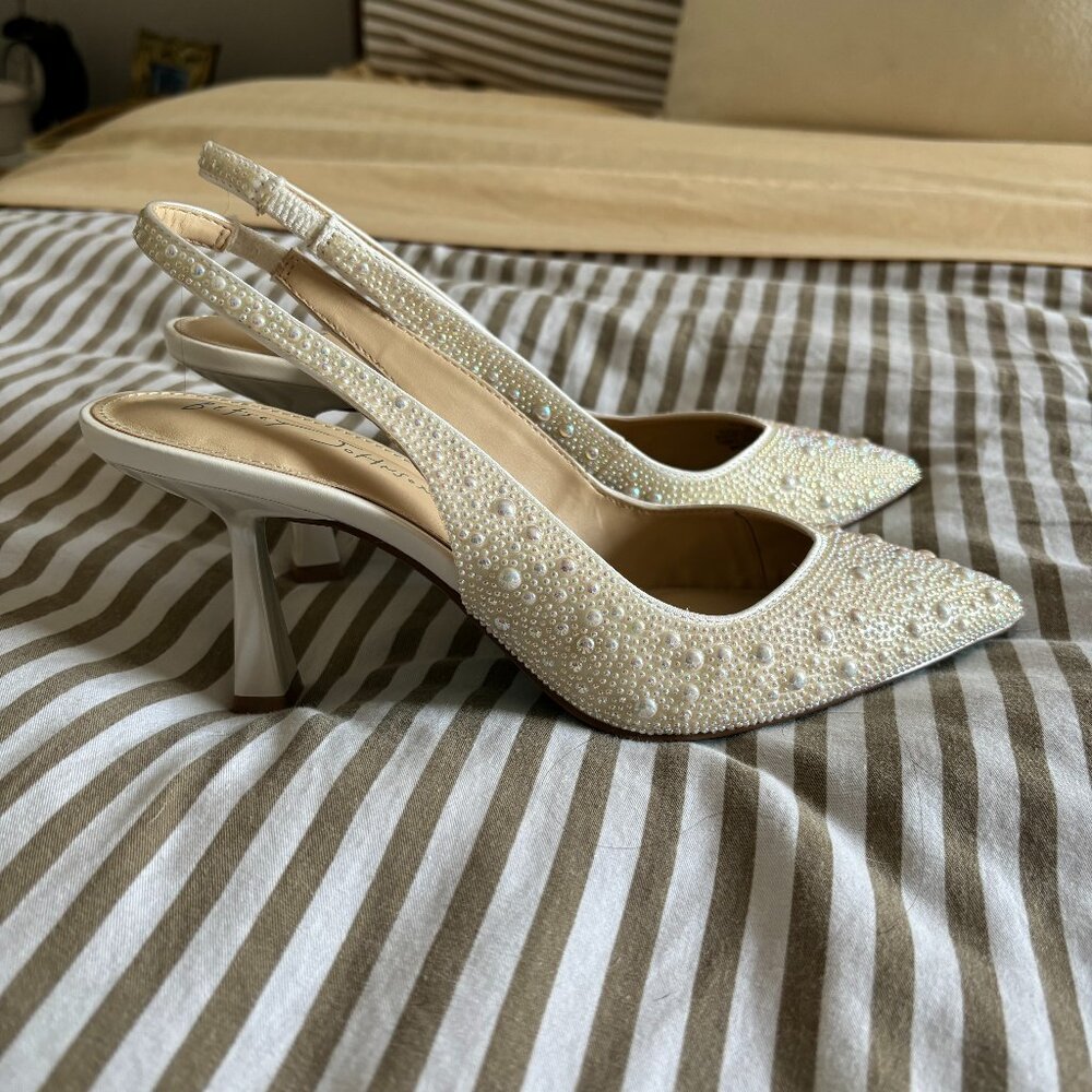 Betsey Johnson Clark Shoes Ivory